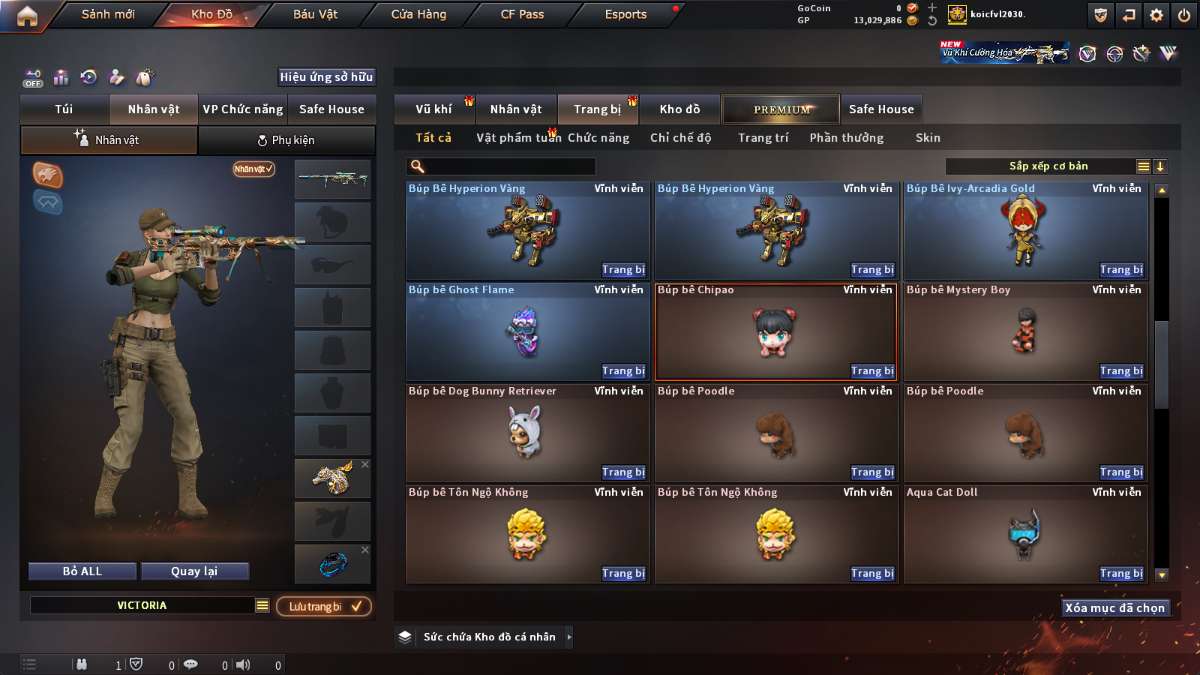 shop acc cf uy tin gia re